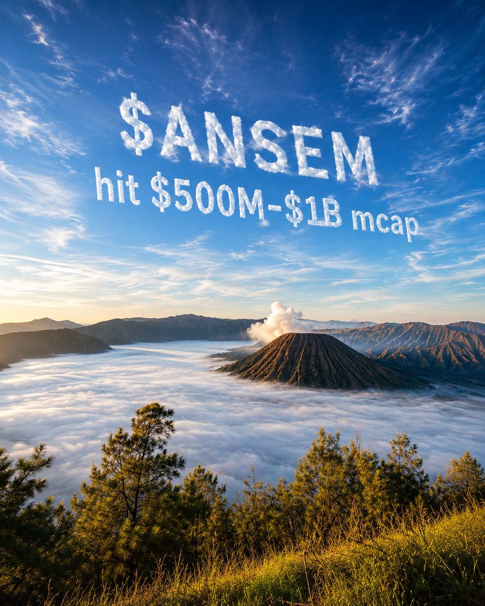 iguezrodriguez's tweet photo. If $ANSEM reaches a $500M market cap and eventually pushes to $1B, that would be insane.
Impossible? I don't think so. Unlikely? Maybe. In crypto, anything can happen with the right timing, and execution.
@blknoiz06 👀
372qRaT8uY3A6fxvCgVFuRwRuy3oqn1PgcXwKdKN5cWh
#bromo #ansem https://t.co/5IbWvlC4Fz