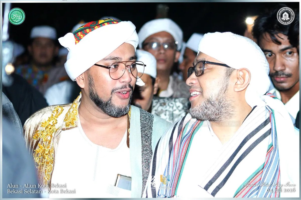NmDepok's tweet photo. MILAD SANG GURU 
MILAD Ke 43 &amp; 13 NURUL MUSTHOFA 4 
Bersama NURUL MUSTHOFA BIN JA'FAR 

Tanggal : Sabtu , 04 Juli 2026 
Pukul : 20:00 wib selesai
Tempat : ALUN ALUN KOTA BEKASI 
Jln. Pramuka no 59 , marga jaya - kota bekasi 

#nurulmusthofa_original
#NurulMusthofaBinJa'far https://t.co/SqthnmveqP