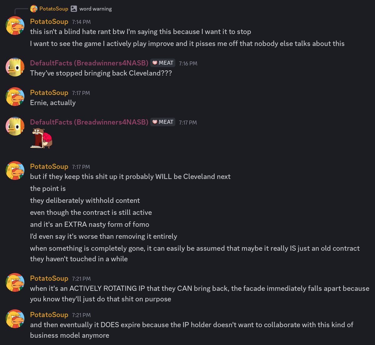 PT80S0UP's tweet photo. call it an "old man yells at cloud" complaint but I couldn't hold it in any longer here's my sloppily stitched together rant

#Fortnite https://t.co/iebUI5iiTd