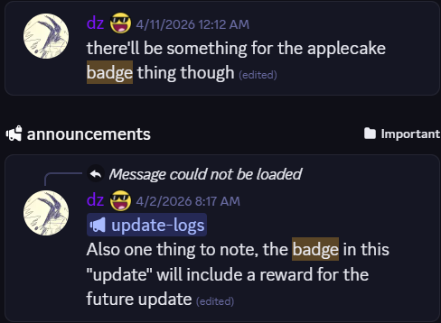 NoidKillHisMain's tweet photo. @Gii4nn1 Wrong. Applecake is getting something. https://t.co/WxK5Qph8RZ