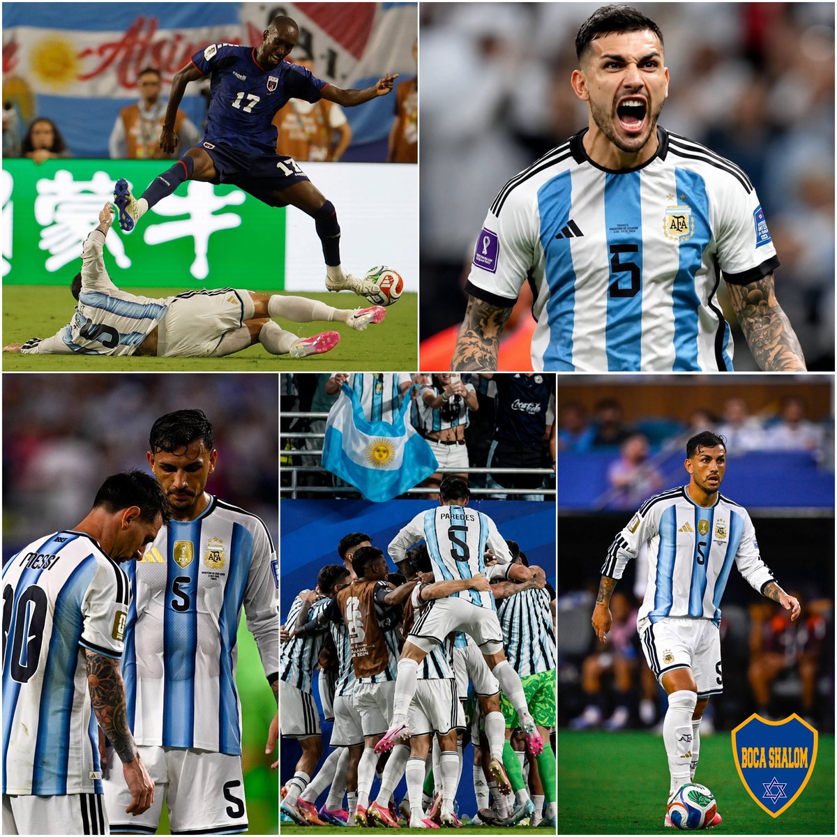 bocashalom's tweet photo. PAREDES,  A LO BOCA! 🔵🟡🔵 🇦🇷 https://t.co/vJRwbwzD4e