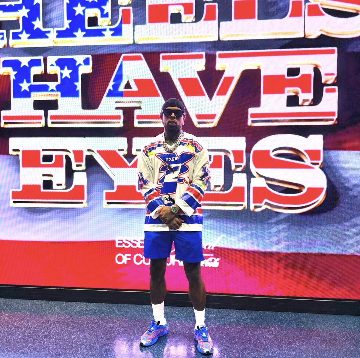 WESTSIDEGUNN's tweet photo. HAPPY “4TH” 🦂🐐 

THANK YOU NEW ORLEANS 4 MAKING INDEPENDENCE DAY SPECIAL … INDY WRESTLING ON THE 4TH BY THE 4TH 4 THE 4TH 🤲🏽

#SUPERFLYGOD #GXFR #4THROPE #CULTURE #HEELSHAVEEYES https://t.co/vlVj7fjM2O