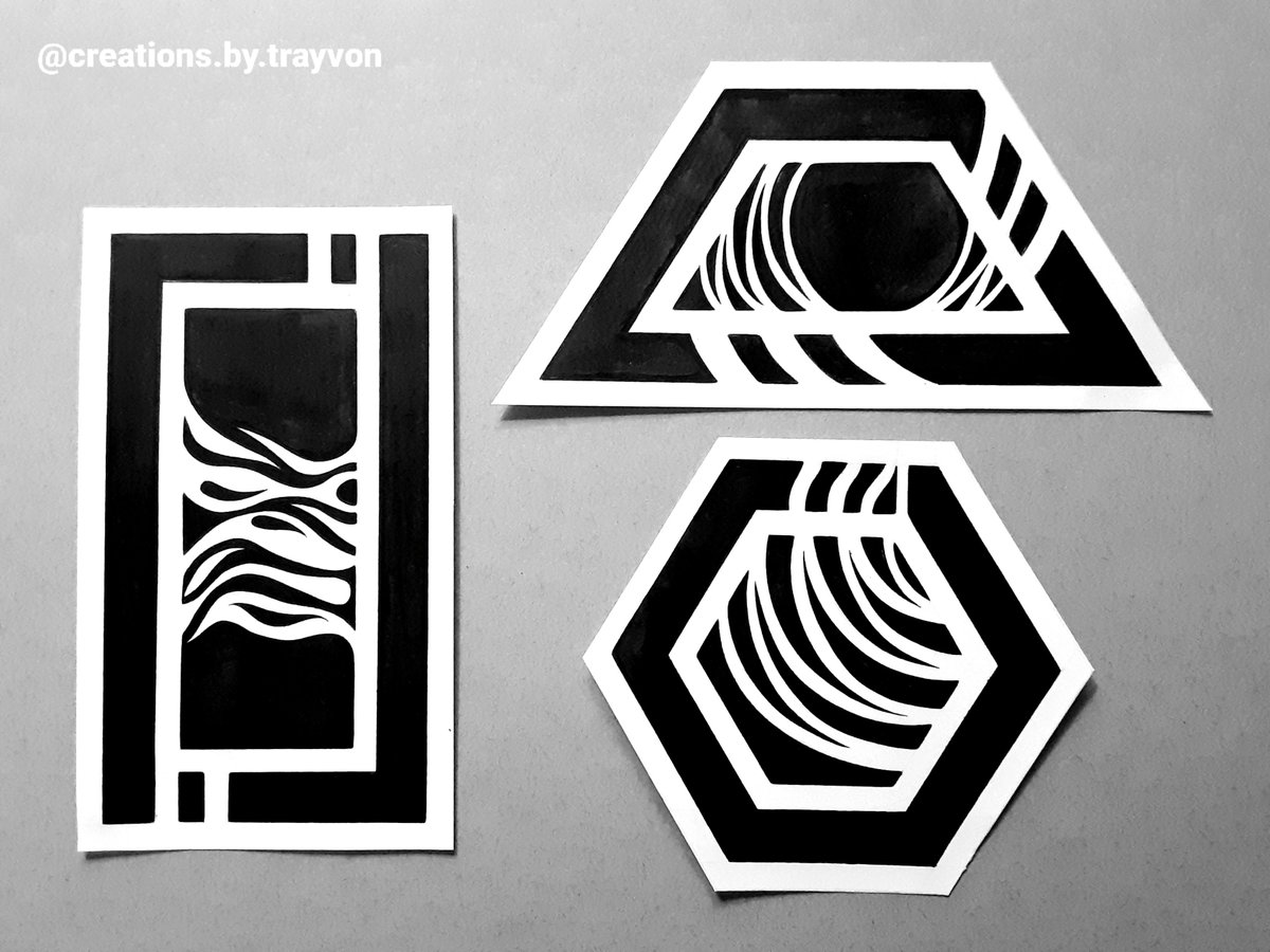 CreationsbyTray's tweet photo. Patterned Shapes 1

Early May to mid May 2026

Utensils - BIC Cristal Xtra Smooth Ballpoint Pen, Sharpie Permanent Marker Fine Point, Jot Steel Ruler, and Excel Aluminum Craft Knife K1

#art #papercutoutart #designs #penart https://t.co/3q214f77e1