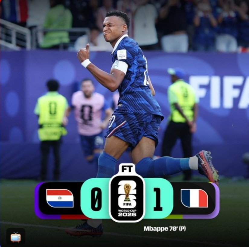 MilanAbood's tweet photo. فرنسا 🇫🇷 بكل هدوء إلى الدور الثاني .. الباراغواي 🇵🇾 مباراة دفاعية منظمة جداً .. لم تكن مهمة سهلة على فرنسا اطلاقا .. قرارات فردية غريبة من لاعبين فرنسا ..
- رجل المباراة : اورلاندو خيل حارس سان لورينزو الارجنتيني 🇵🇾
قدم مباراة كبيرة جداً ، حارس يجب ان ينتقل لاوروبا في اسرع وقت .. https://t.co/lG01emZVv1