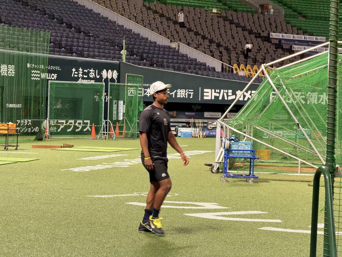 nishispo_hawks's tweet photo. 【現地情報】
ジーター・ダウンズ選手
#sbhawks https://t.co/AMuYt11rDB