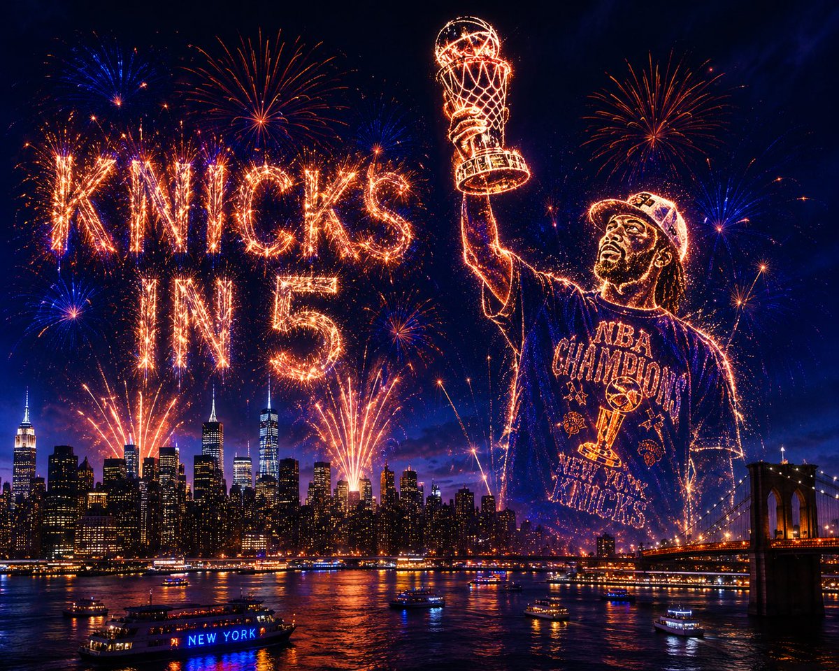 KnicksCentral's tweet photo. NYC’s 4th of July fireworks just leaked https://t.co/ZpTZelckeu