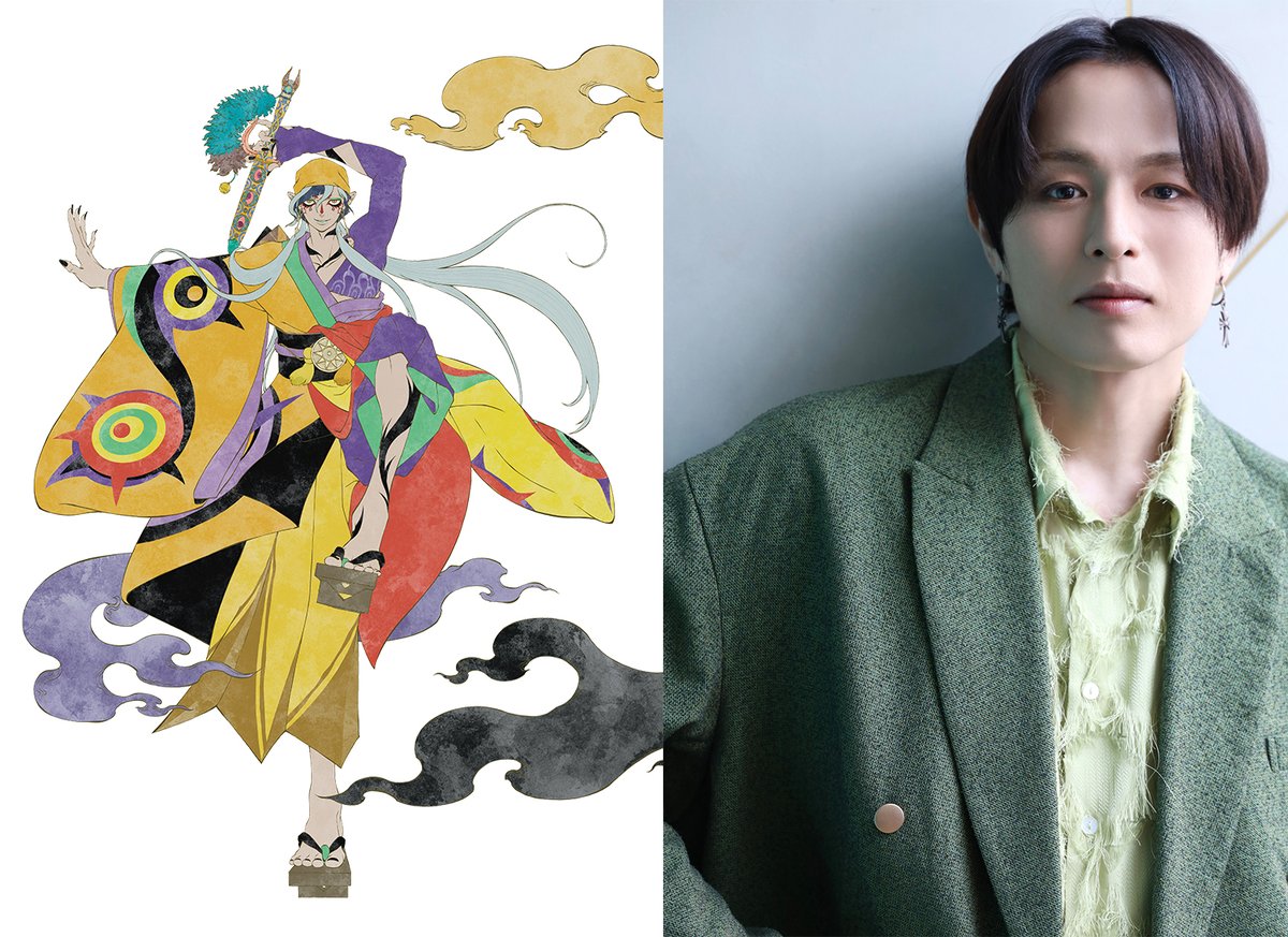 oricon_anime_'s tweet photo. 『モノノ怪』新プロジェクト始動！
3人目の薬売りは「薬売り 乾の剣」

▼記事内に新旧の薬売り登場のPVあり
https://t.co/ZeBmiHHEmH

「薬売り 乾の剣」
役：新木宏典
キャラクターデザイン：永田狐子氏

『モノノ怪』シリーズ生みの親・中村健治氏は、「怪異が始まる前は飄々と饒舌な雰囲気ですが、いざモノノ怪が現れるとキリッと豹変する二面性があります」とコメント。また、薬売り「離」「坤」「乾」3人を主人公とした完全新作小説3冊の刊行が決定した。

#モノノ怪 #mononoke @anime_mononoke