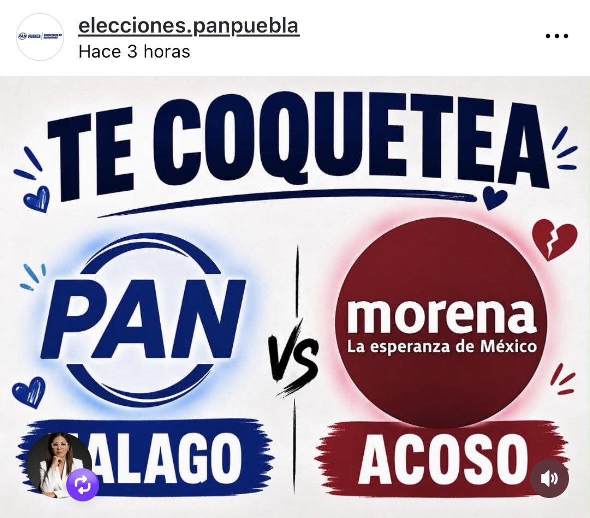 TonySanchezCam's tweet photo. Por este tipo de publicaciones nadie toma en serio al @PANPuebla2427, patética forma de hacer campaña. 

Es increíble que los poblanos de bien no tengamos una oposición que realmente nos represente. 

¿No te da pena @GenovevaHuerta? Los van a aplastar en 2027. https://t.co/QwV3g2DGa1