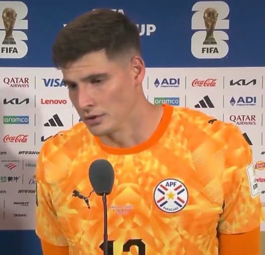 liberta___depre's tweet photo. Orlando Gil, goleiro do Paraguai, na zona mista do Lincoln Financial Field, sobre Kylian Mbappé: 

"Eu estendi a mão para ele para felicitá-lo, mas ele me ignorou. Fiquei com raiva, mas depois me acalmei. Só queria parabenizá-lo. A França é candidata a ser campeã do mundo."

📷Divulgação