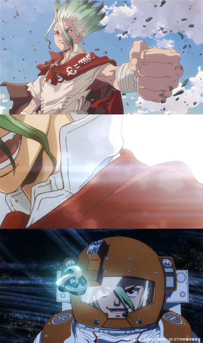 STONE_anime_off's tweet photo. 「たった7年か 早かったな」

／
アニメ「Dr.STONE」
祝7周年!!!!!!!🎉　
＼
　
本日7月5日は #DrSTONE の放送が開始した日👏🏻

いつも応援いただきありがとうございます！
引き続きよろしくお願“石”ます！

アニメ「Dr.STONE」全シリーズ
好評配信中⚡️
🔗 https://t.co/paMAenHo0U https://t.co/JoTSDZyvEk