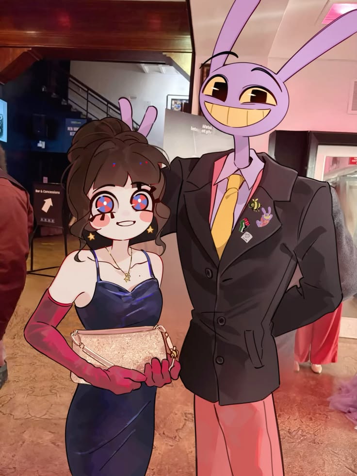 scarlett_c49470's tweet photo. Dressed to impress—because even circus legends deserve a classy night out. ✨🖤
.
.
.
.
.
.
.
.
#TheAmazingDigitalCircus #TADC #Pomni #Jax #DigitalArt #FanArt #Animation #Elegant #GlitchProductions #ArtShare https://t.co/0ZFADVDI2K