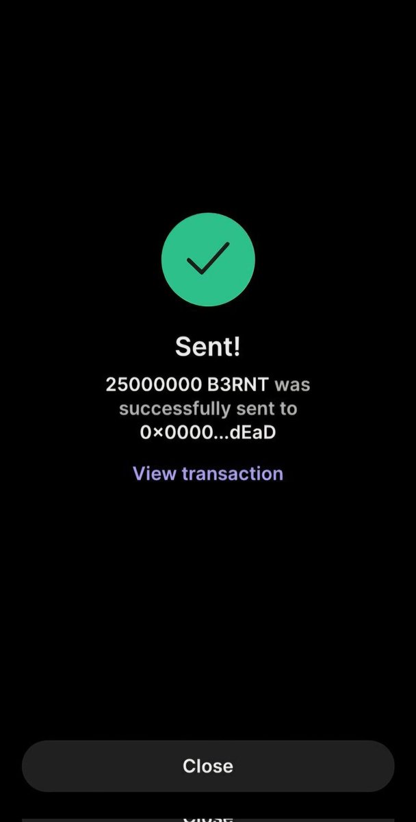 b3rnt1onbas3's tweet photo. 🚨THE UNCLE SAM SUPPLY SHOCK IS OFFICIAL🚨

To Celebrate 250 years of freedom, we just lit the biggest B3RN sesh on @base 

2.50% OF THE TOTAL SUPPLY 25M UP IN SMOKE! KICKING OFF OUR JOURNEY TO THE 420M. DESTINY.

Proof of sesh: https://t.co/B1rqw9zeCd

GET B3RNT, STAY BASED 🟪🟪🟪🟪