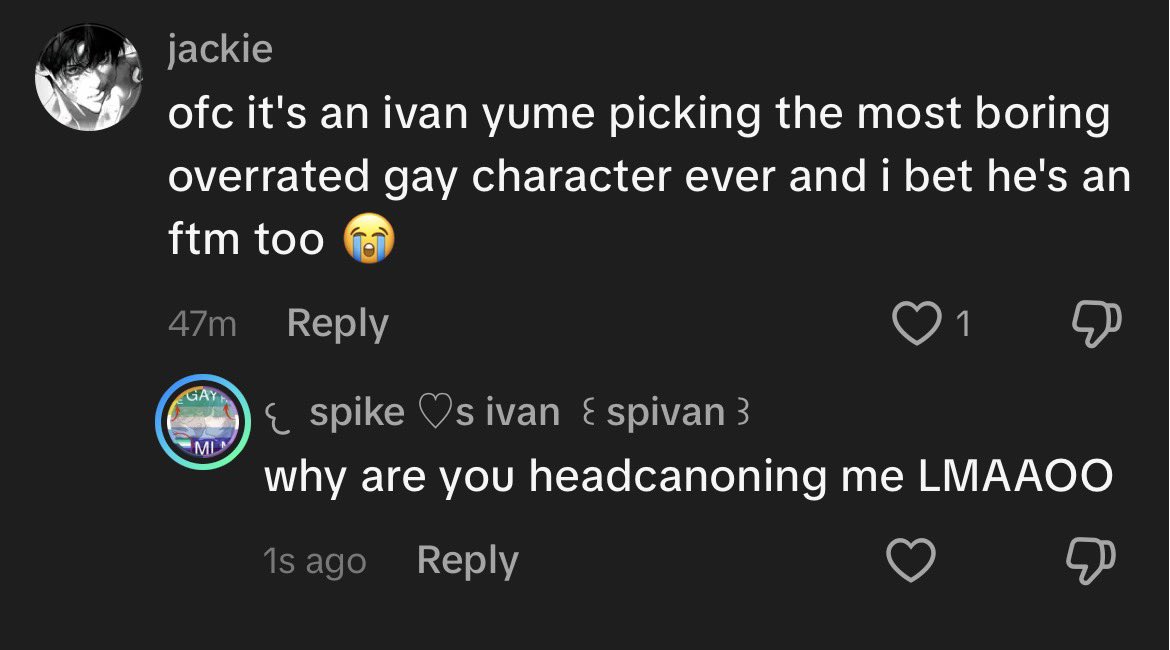 ivanupdates's tweet photo. what is it with tiktok and headcanoning me i'm so confused https://t.co/ljNgspNM4W