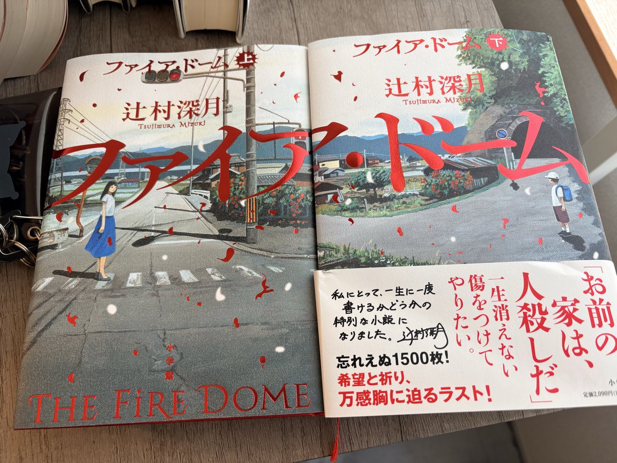 nuumeruchan's tweet photo. 辻村深月『ファイア・ドーム』
 
 #読了 https://t.co/ZsSGp3wAce
