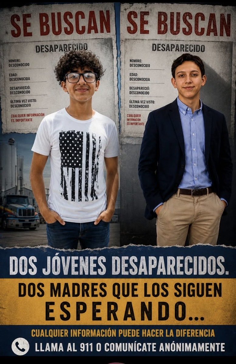 YaskadeF's tweet photo. #DóndeEstásCarlosEmilio
#DóndeEstásJeshuaCisneros 
#HastaEncontrarlos
🙏🙏🙏 https://t.co/cVq4i9FrSb