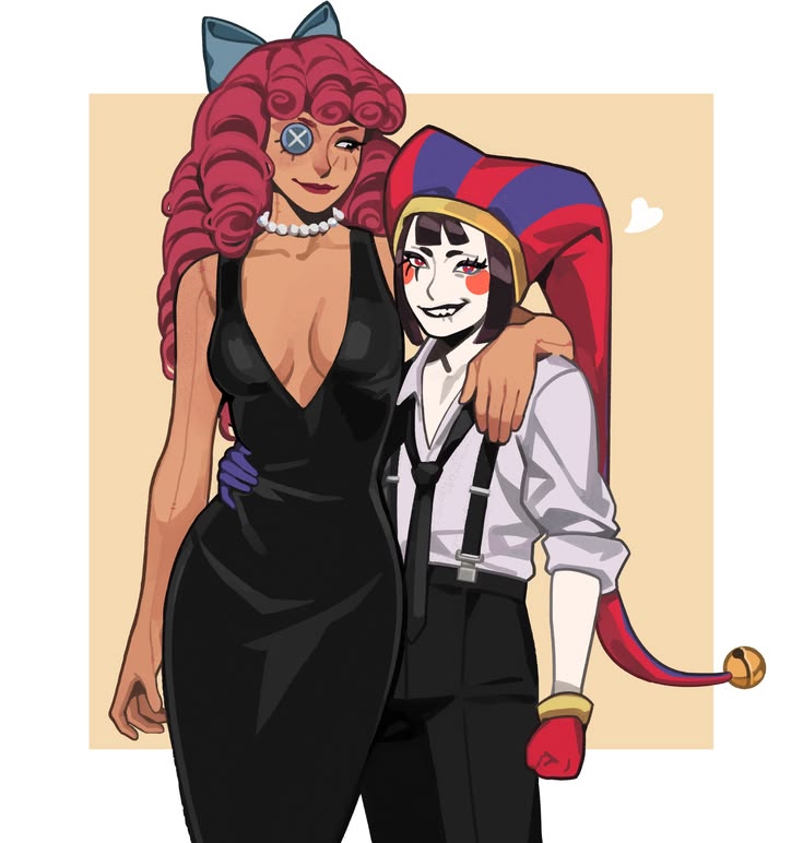 Jennifer_J_8's tweet photo. Elegance meets mischief in a friendship that turns every moment into an unforgettable adventure.🖤✨
#TheAmazingDigitalCircus #TADC #Pomni #Ragatha https://t.co/6Pjhulte6r