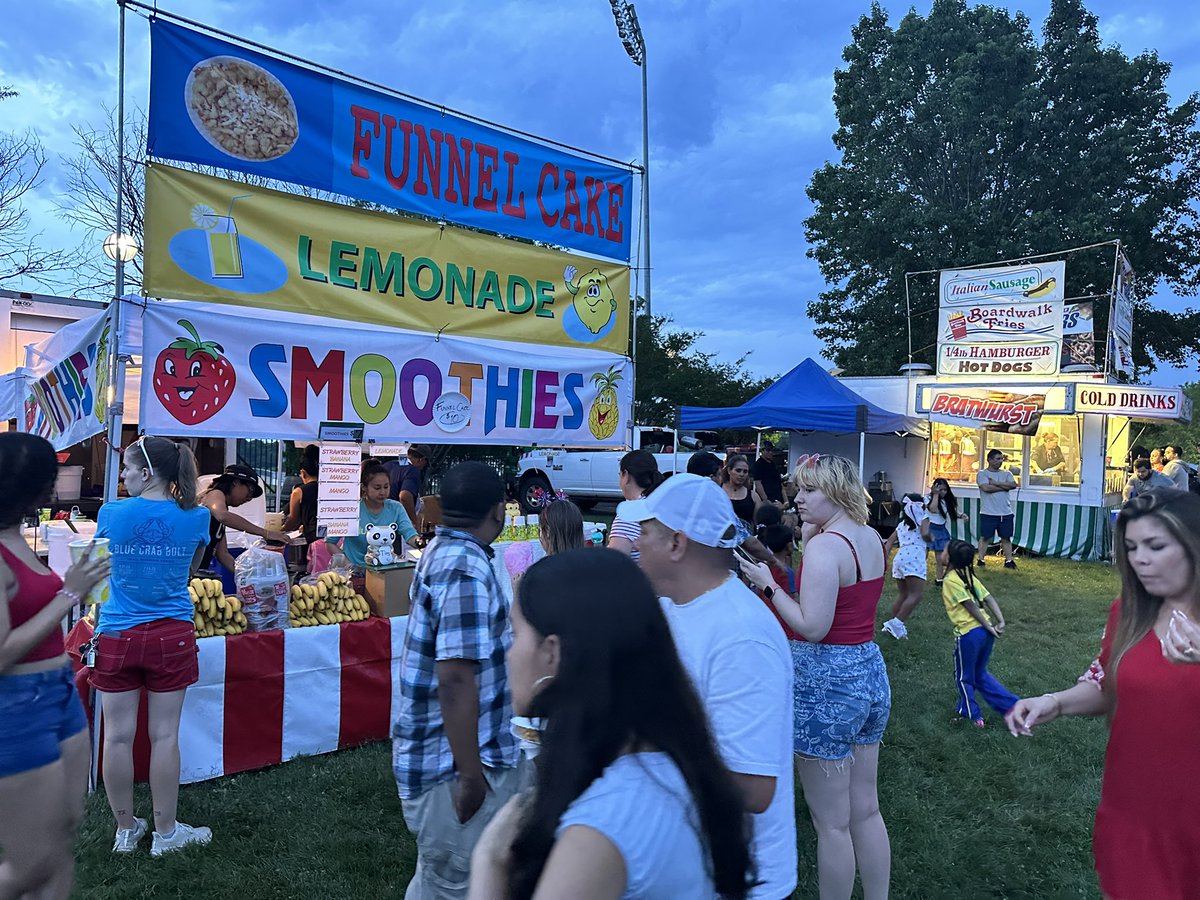 MoCoRec's tweet photo. Our festivities are underway! Thanks to everyone who has braved the rain to join us at Germantown Glory. Stay safe and enjoy 🇺🇸 https://t.co/q4ldK6CzHY