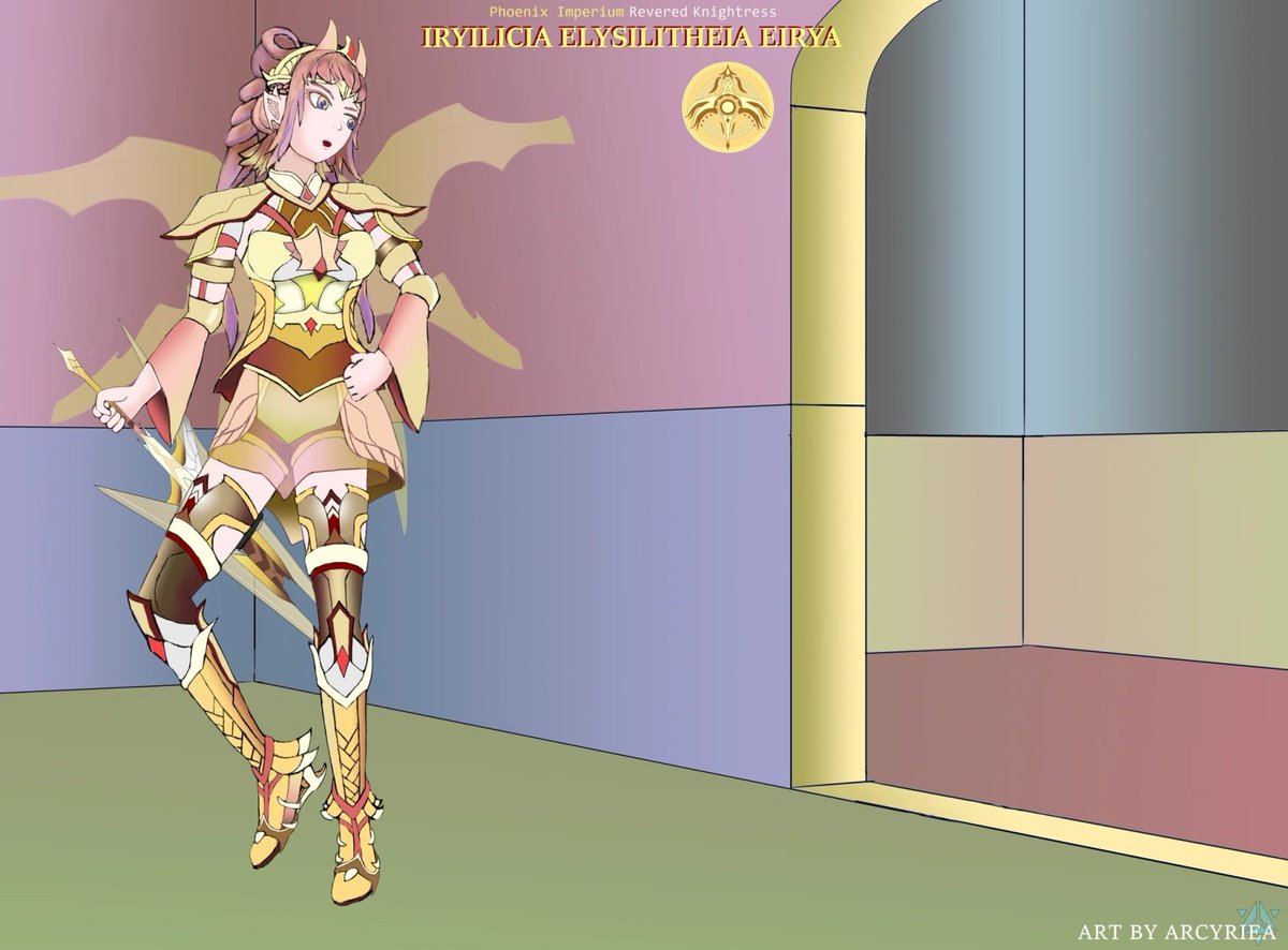 Arcyriea's tweet photo. @omikueluna Going to put my A-Takaniai Fairy Knight Lady - Eirya here. https://t.co/DiXgUHUk2y