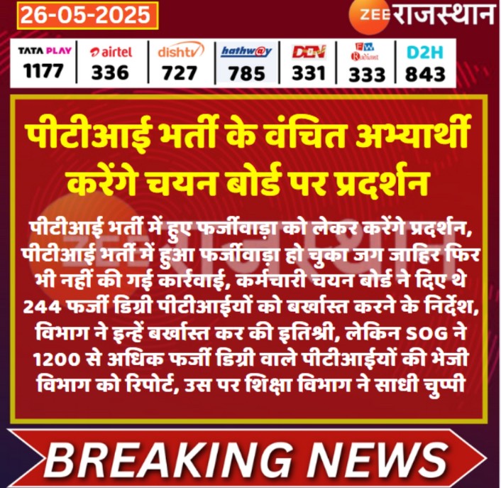 sanjaysingh9725's tweet photo. #पीटीआई_भर्ती_2022
 जब जांच कंप्लीट है।
पात्र कंडीडेट के स्थायीकरण आदेश भी हो रहे है।
तो फिर #अपात्र_लिस्ट क्यों नहीं आ रही ।
अपात्र लिस्ट के लिए इंतजार क्यों ?
आखिर वंचितों का दोष क्या है जो पिछले तीन साल से इसी उम्मीद मै है की उन्हें न्याय मिलेगा ।
#अपात्र_लिस्ट_जारी_करो https://t.co/v1O1AcctQx