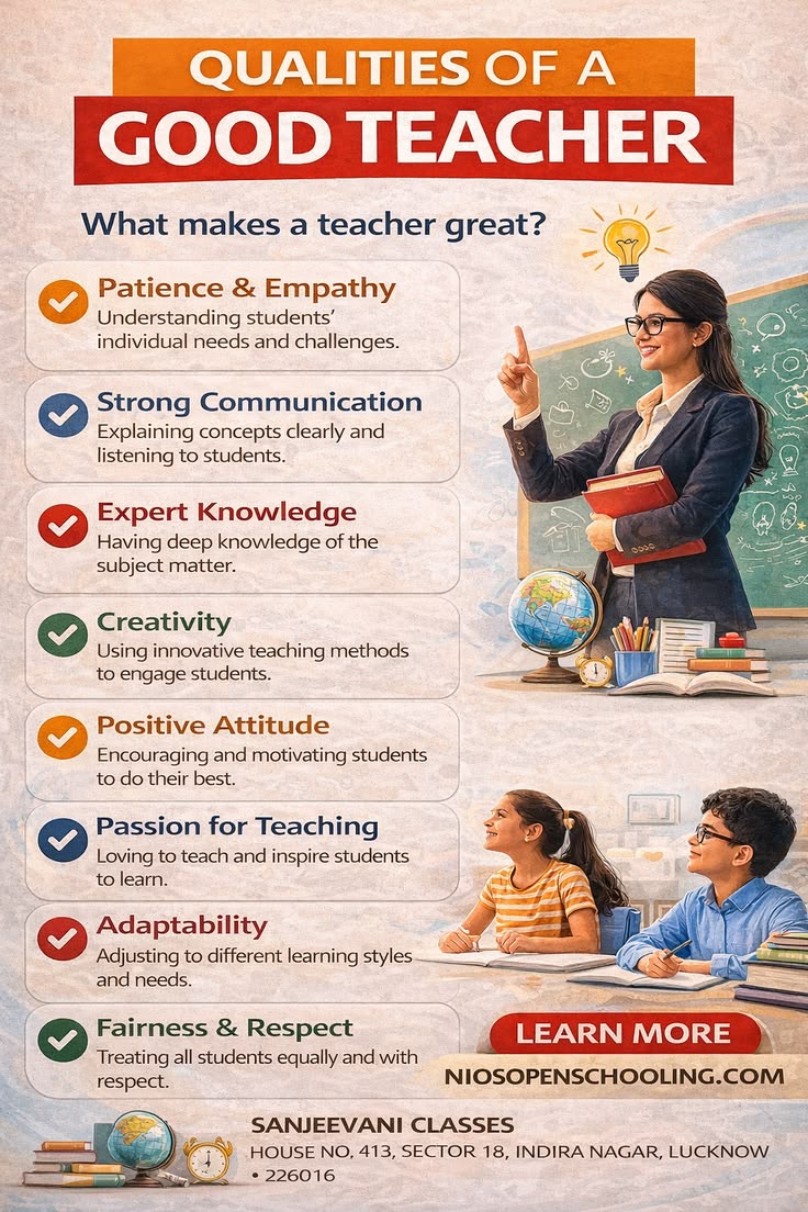 dp0stss2's tweet photo. QUALITIES OF A GOOD TEACHER https://t.co/exKBPzcUSb