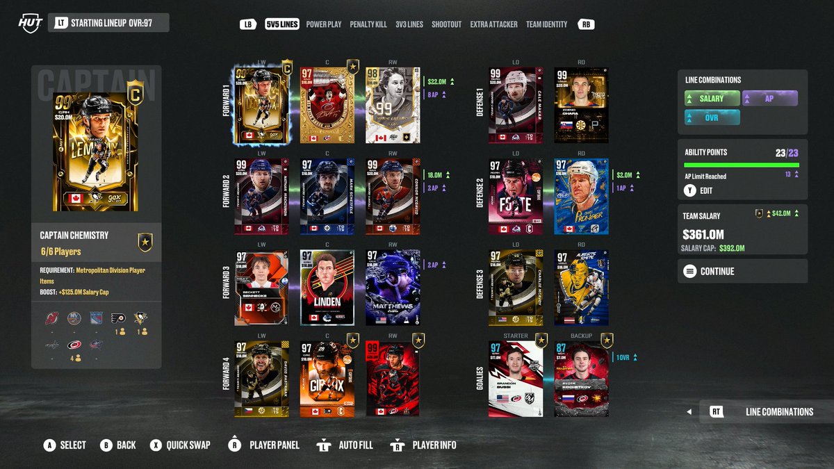 MtyFlwHky's tweet photo. SZN SIX SQUAAAAAD #nhl26 https://t.co/zk65Mbrhdi