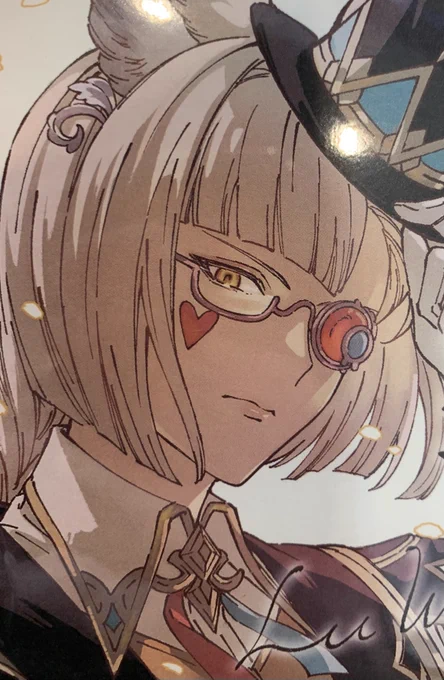 ルオーの色紙きたーー!!!!!!!! お顔が良過ぎるね………
