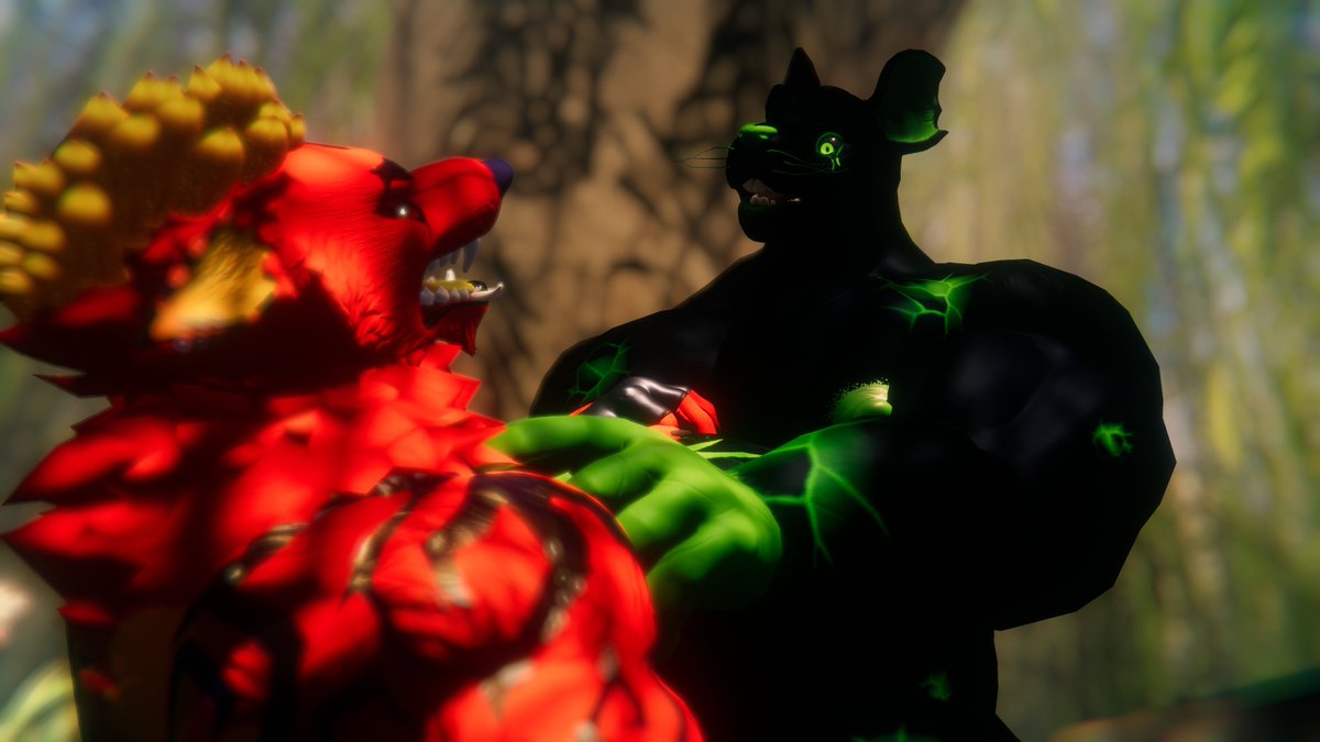 DeadlySnuggleAD's tweet photo. an old collab i meant to switch over when i made this AD account. @XxFire_StormxX sure knew how to handle the rat king~ https://t.co/wdf68Qsicl