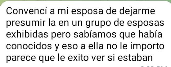 cuckoldmensaje2's tweet photo. A ella le gustó que él la exhibiera en un grupo de telegram, en el que incluso hay varios de sus familiares y conocidos 🤯🤯 https://t.co/MslF2iBNMH