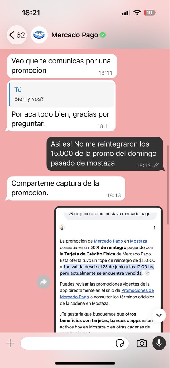ManiacAnalyst's tweet photo. Todos los que utilizamos la promo del domingo pasado hemos sido estafados @Mostaza_ok  @MercadoPago  Que podemos hacer @dzapatillas  ?? https://t.co/SZKgo3S3Lv
