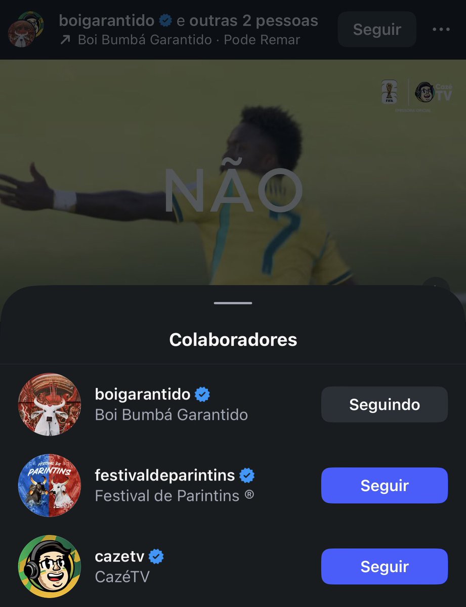 eubrguedes's tweet photo. Imagina você ganhar um Festival “daquele jeito”, mas na semana do título o mundo todo só fala do seu rival 😂

Boi Garantido carrega esse festival nas costas!! https://t.co/g7VzIn6Q0q