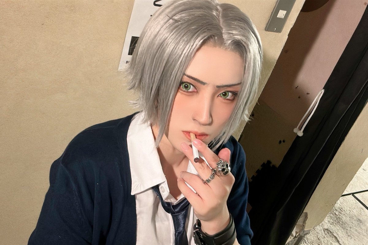 aruaaa_'s tweet photo. cos 
遂に獄寺隼人やってきたぞ〜！！！
うお〜〜！！！！！！ https://t.co/ms3Bk5Jbbk
