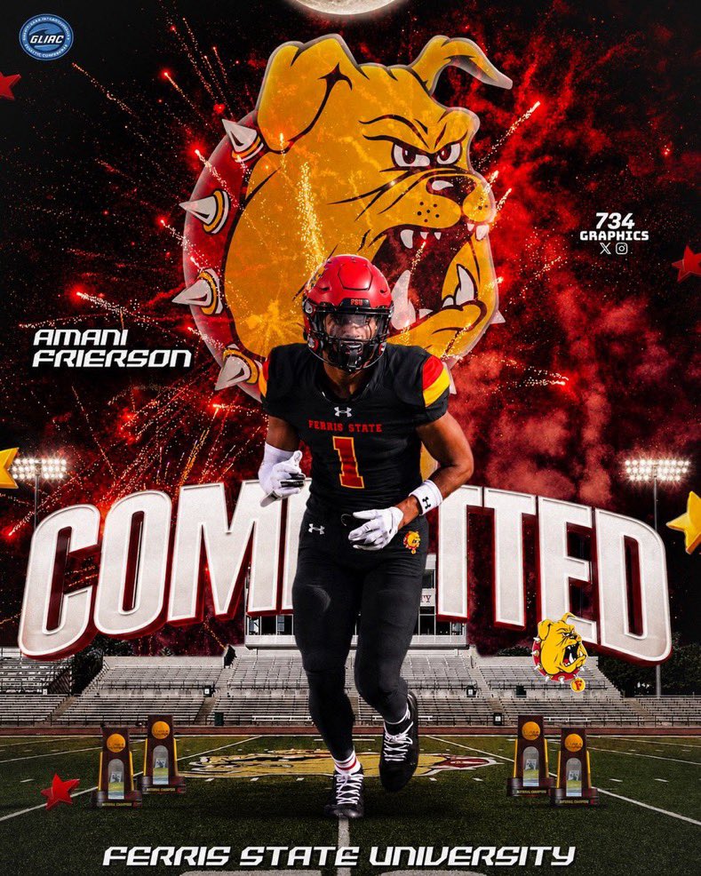 TheD_Zone's tweet photo. Grand Haven 2027 WR/S Amani Frierson has committed to Ferris State

https://t.co/SXQ29YZ7ho https://t.co/2jFXe6u8XA