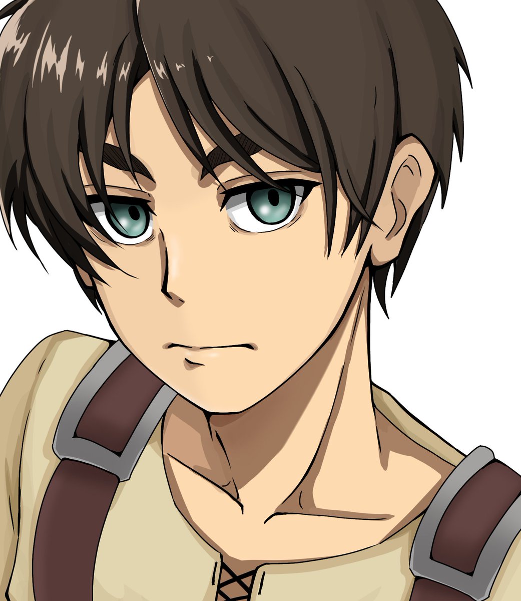 edamame_401's tweet photo. 進撃の巨人のエレン描いてみました！
 #イラスト  #デジタルイラスト
 #エレン  #進撃の巨人
 #絵描きさんフォロバ１００ 
 #絵描きさんと繋がりたい https://t.co/OxCBxcbZJo