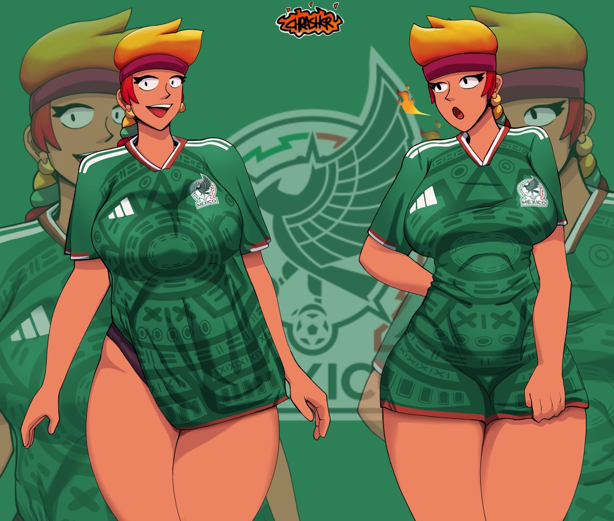 chrasher59's tweet photo. No hagan tanto alboroto weyes.
#brawlstarfanart #amber #digitalart https://t.co/mkapkvOQTx