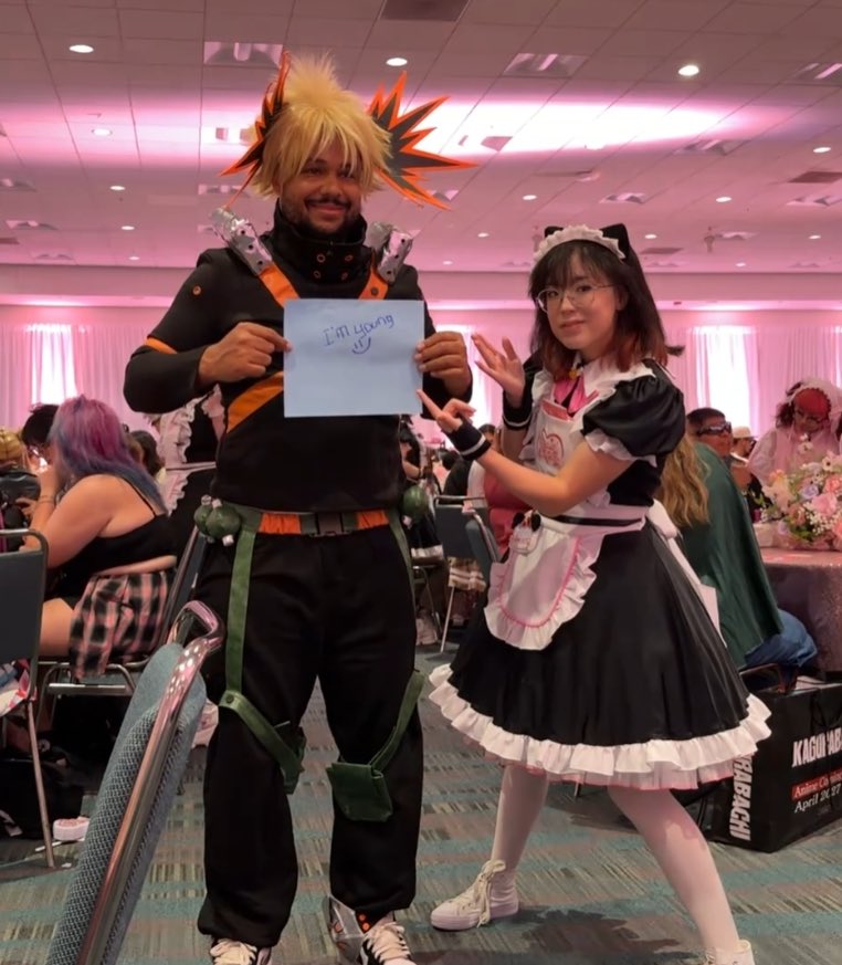 nmplol's tweet photo. Absolute W 10 hour stream today. 

Got to check out Anime Expo today with Misa Amane!

Also met so many wonderful viewers! You guys are awesome!

Thank you!!! https://t.co/5XZnbA7djE