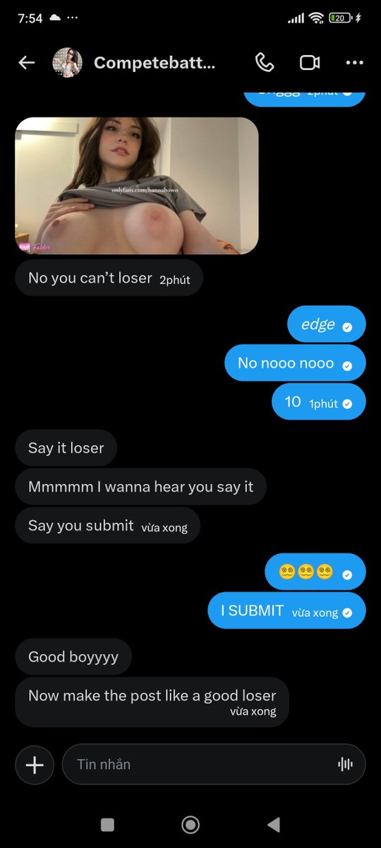 Faker85029478's tweet photo. Stand no chance again @Competebattle . Beat me in a second, not even call a battle. It's a one way dominate.
#wankbattle https://t.co/a4woIdwV7q