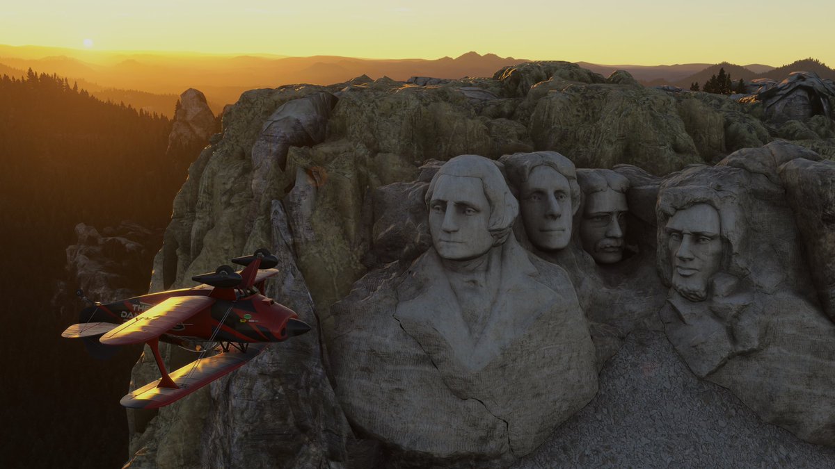 ioq710f2's tweet photo. World Update 22
 #MSFSchallenge
Mount Rushmore National Memorial https://t.co/fV47WMHKIy