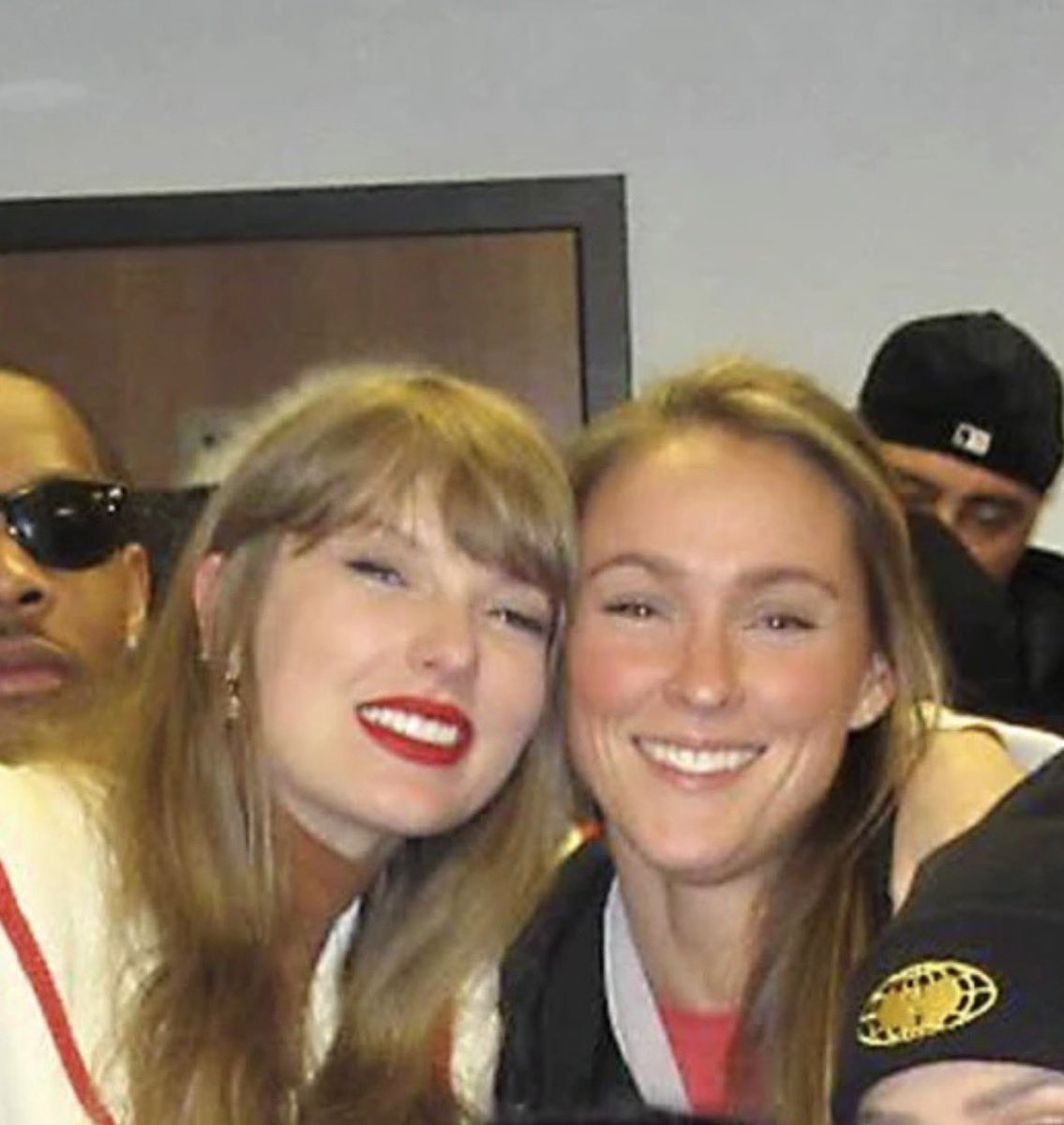 capriiswft's tweet photo. one day you swipe right on a football player and the next, you’re taylor swifts sister in law https://t.co/CKjCooQtWm