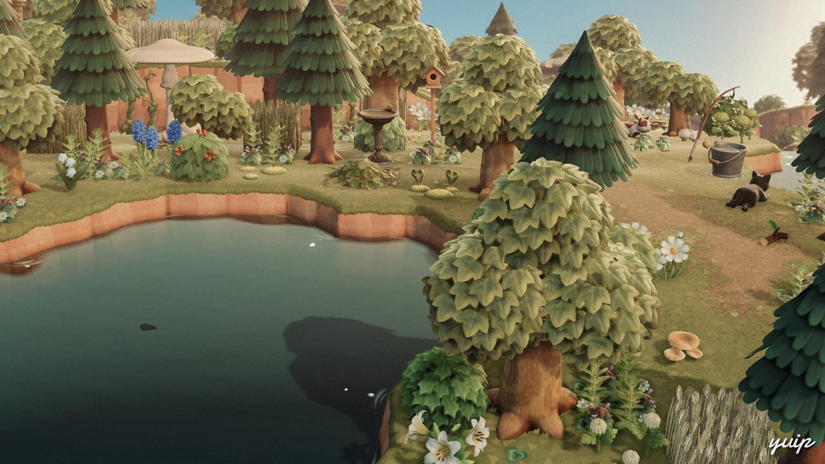 yuip615's tweet photo. 🍃𓂃 𓈒𓏸

森の水辺でひと休み🌿🐈

A quiet moment by the forest waterside.

#あつ森写真部 #AnimalCrossing #ACNH https://t.co/sdDWe6Yduz