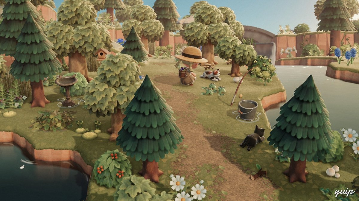 yuip615's tweet photo. 🍃𓂃 𓈒𓏸

森の水辺でひと休み🌿🐈

A quiet moment by the forest waterside.

#あつ森写真部 #AnimalCrossing #ACNH https://t.co/sdDWe6Yduz