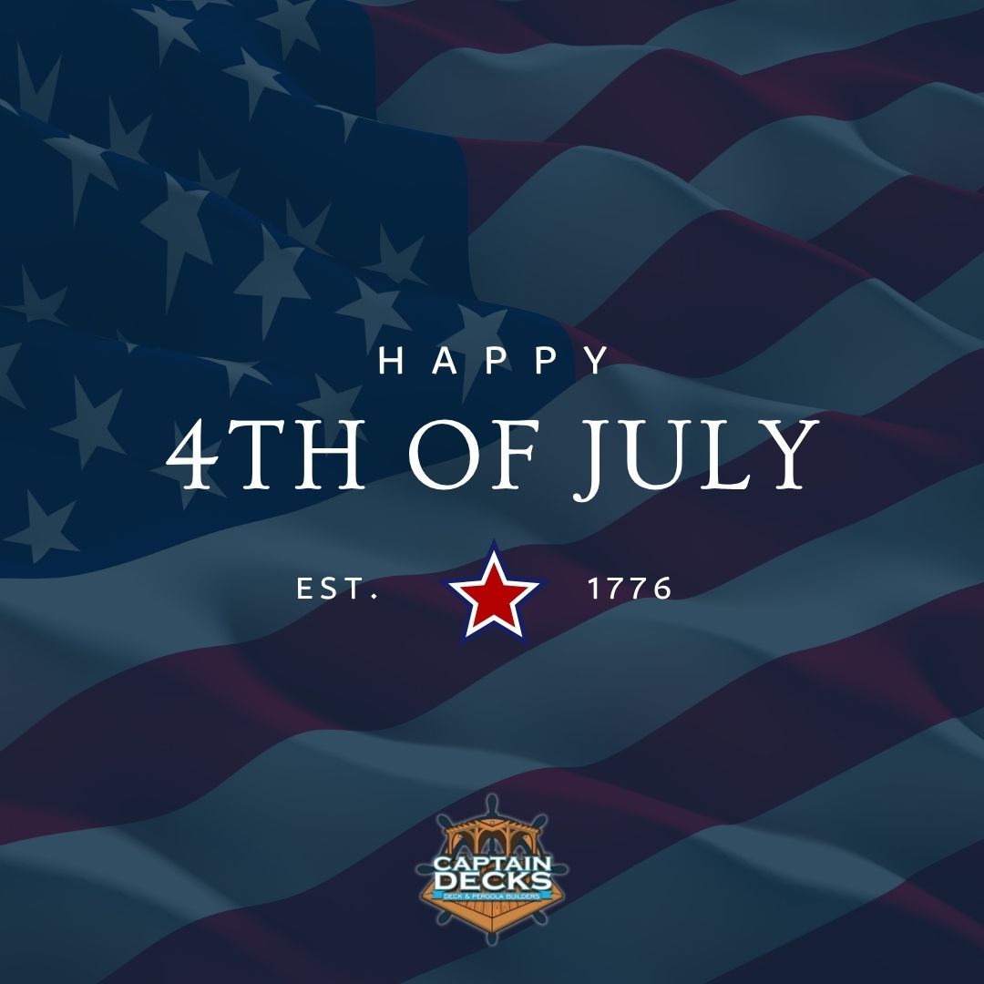 captain_decks's tweet photo. Happy 4th of July from Captain Decks!✨

For a free quote, call (858) 529-7077 or visit https://t.co/YupSsEtcvP 

#CaptainDecks #FourthOfJuly #4thOfJuly #IndependenceDay #OutdoorLiving #CustomDecks #DeckBuilder #BackyardUpgrade #PatioCover #DeckDesign #SummerNights #SanDiegoHomes https://t.co/dyvy2Z1De9