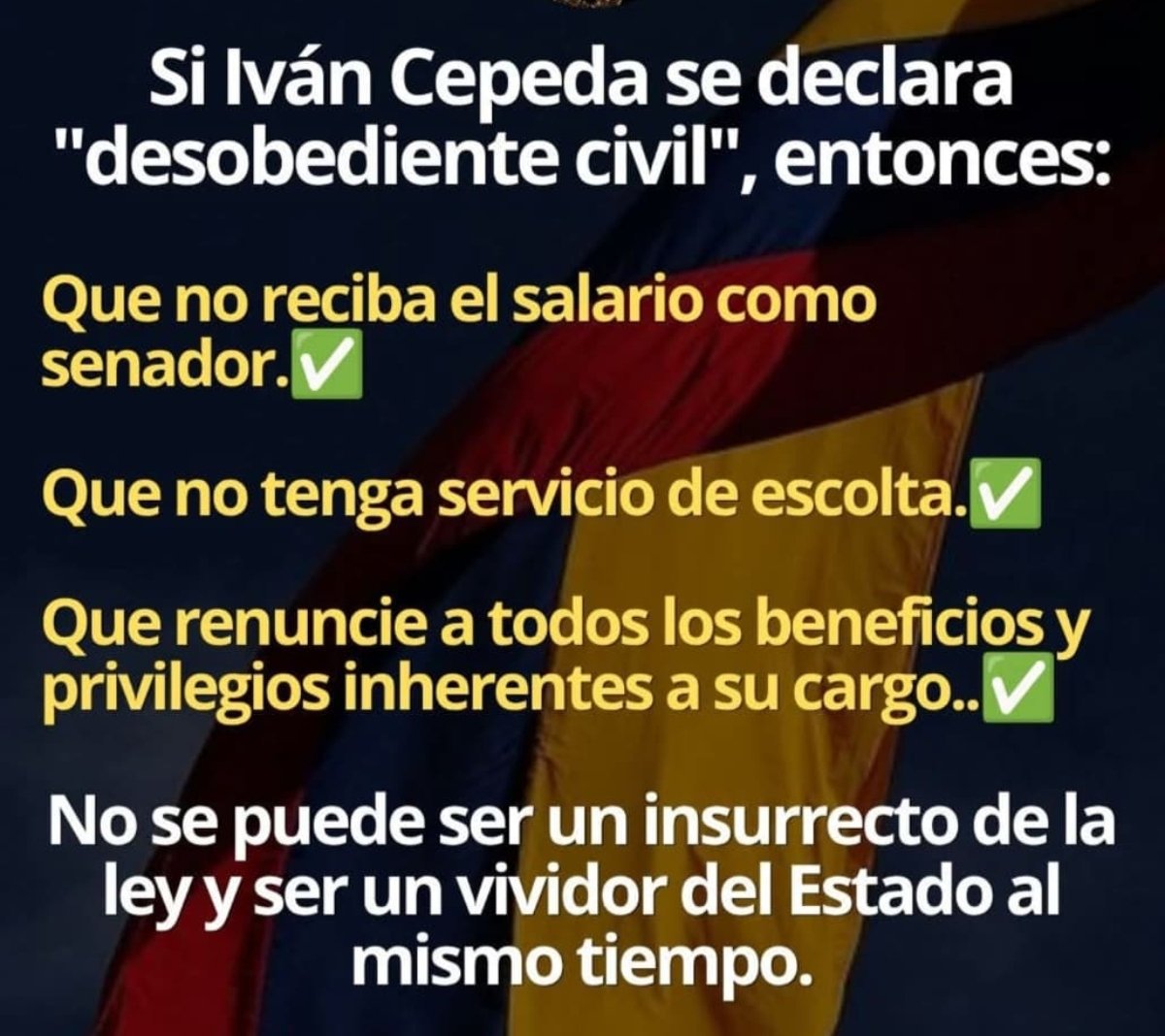 Heripenagos's tweet photo. @IvanCepedaCast https://t.co/vqOT4axpkm