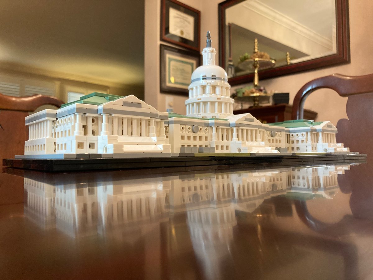 BuildingMyLEGOs's tweet photo. 🏛️IT IS FINISHED!🇺🇸
The 1000+ piece LEGO US Capitol Building
is complete! Swipe to see the hidden interior rotunda under
the removable dome!
What architecture set should we tackle next on
stream?👇#LEGO #LEGOBuilding
#LEGOArchitecture #USCapitol
#TwitchStreamer #AFOL https://t.co/QsoOL7OYbG