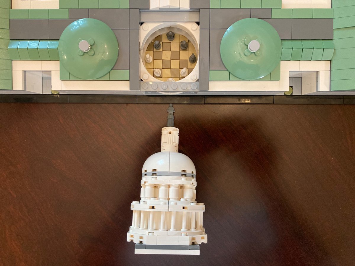 BuildingMyLEGOs's tweet photo. 🏛️IT IS FINISHED!🇺🇸
The 1000+ piece LEGO US Capitol Building
is complete! Swipe to see the hidden interior rotunda under
the removable dome!
What architecture set should we tackle next on
stream?👇#LEGO #LEGOBuilding
#LEGOArchitecture #USCapitol
#TwitchStreamer #AFOL https://t.co/QsoOL7OYbG