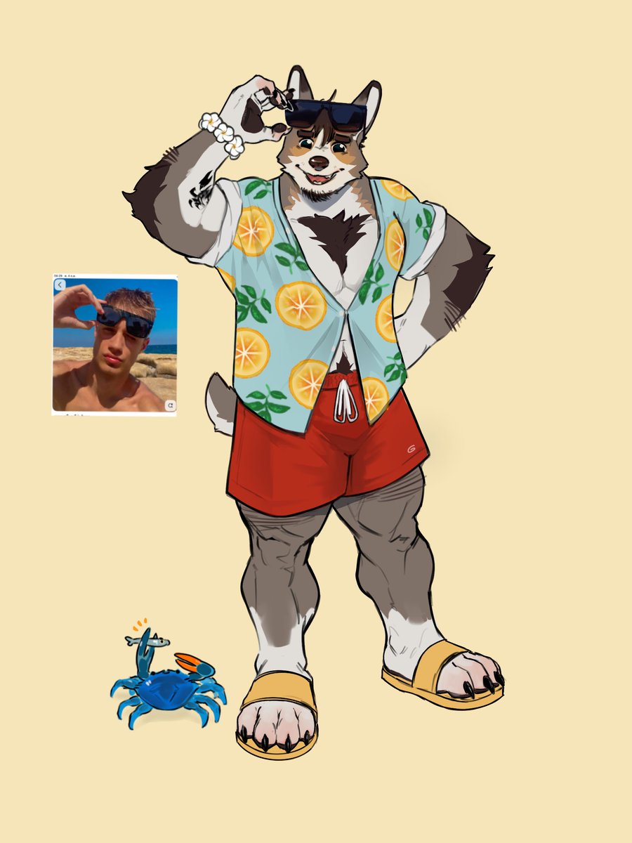private_opossom's tweet photo. Summer vibe 🏝🍋
#furry #furryartㅤㅤㅤ https://t.co/583RCabLKh