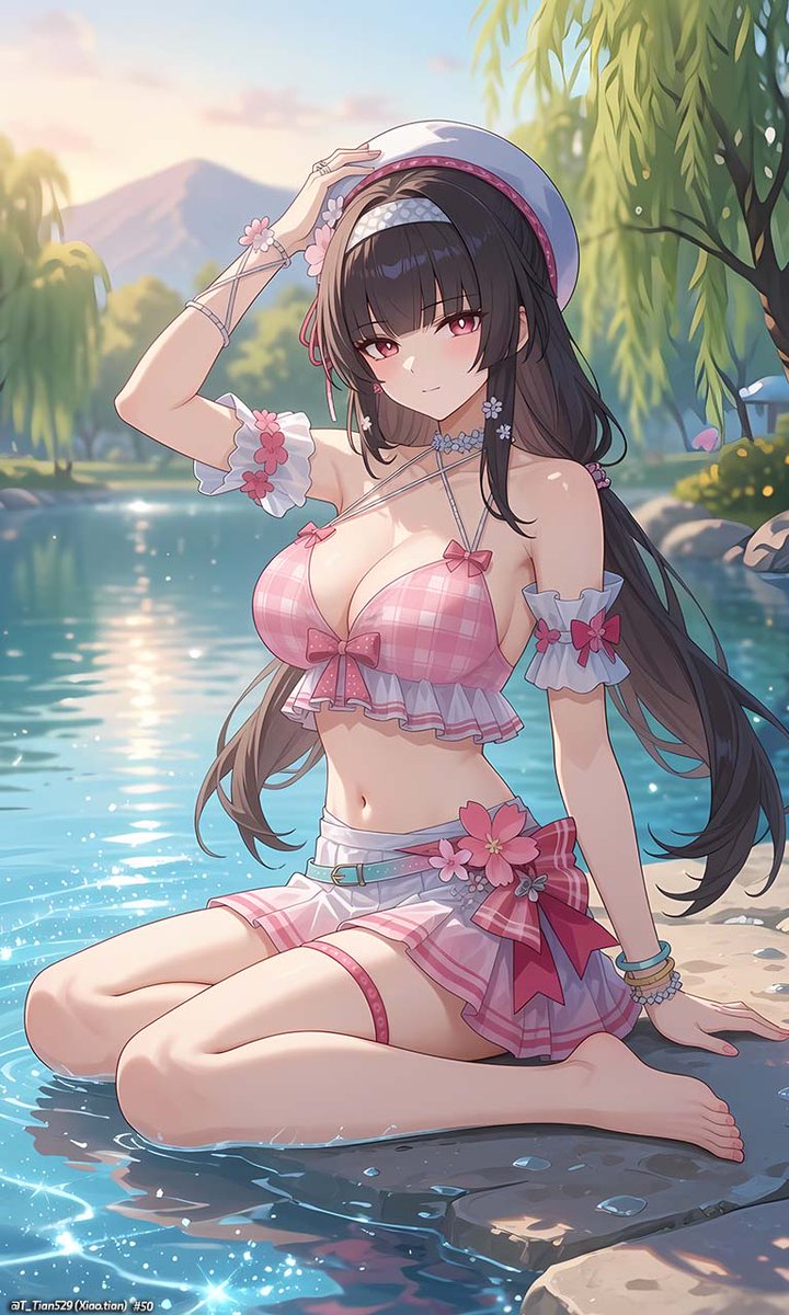 T_Tian529's tweet photo. Wuthering Waves / Chisa 🏖️
SFW Illustration. https://t.co/v5zeLELVRg