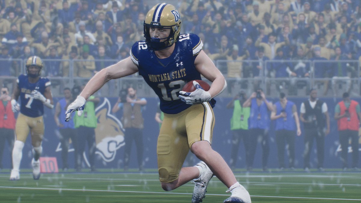yadattrey's tweet photo. Montana State Bobcats now available on CFB 27 TeamBuilder! Search user ‘YaDatTrey’ #CFB27 @EASPORTS https://t.co/YEWIN7bmNH