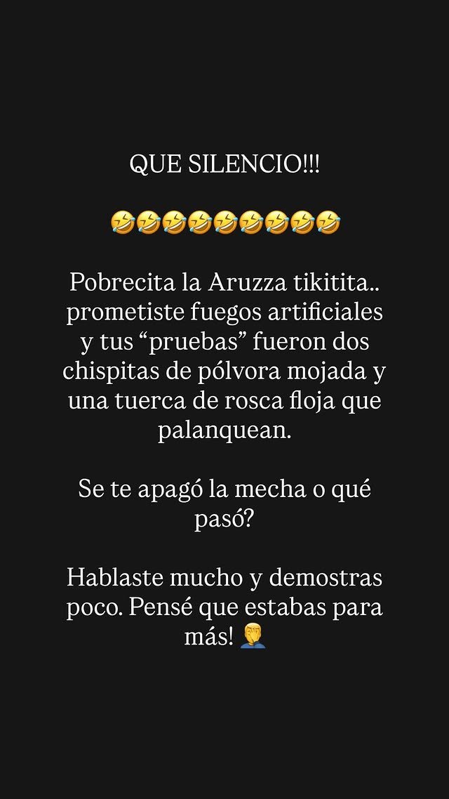 ladelapazyo's tweet photo. Mejor hablemos de esto . Solo estoy esperando que la shani haga el paso en falso dando su monólogo el lunes y ahí zas! La humillación a la cornuda será cine https://t.co/LCmns9sxbX