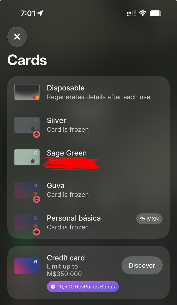 pechulabs's tweet photo. Malditasea @Revolut, ¿por qué me ofreces una tarjeta de crédito si luego me dices que aún no están disponibles en México? 🙄🤡 ¿Acaso no me están avisando con el enorme banner en la app? (Y aparte me aparece otro en la parte de mis saldos). https://t.co/f8ltvgaIRk