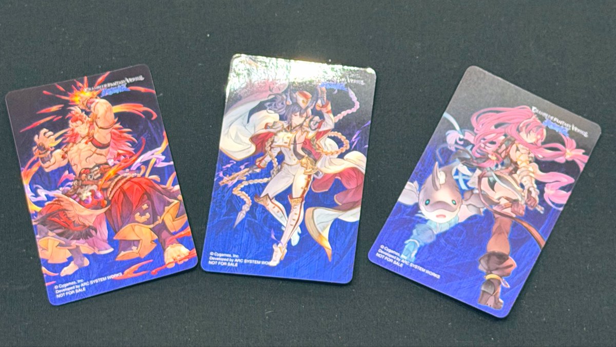 グラブルフェス2025 GBVS試遊特典 ICカードステッカー サンダルフォン グラブルEXフェス2026】 仙台会場2日目、開場いたしました！ GBVSR